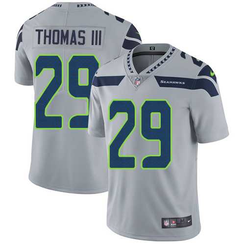 Nike Seattle Seahawks #29 Earl Thomas III Grey Alternate NFL Vapor Untouchable Limited Jersey,We sell and wholesale Nike Seattle Seahawks #29 Earl Thomas III Grey Alternate NFL Vapor Untouchable Limited Jersey on line form chian!